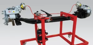 Live Front Axle with Air Disc Brake Assembly