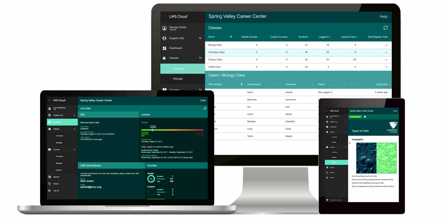 Online Curriculum with Learning Management System | LJ Create