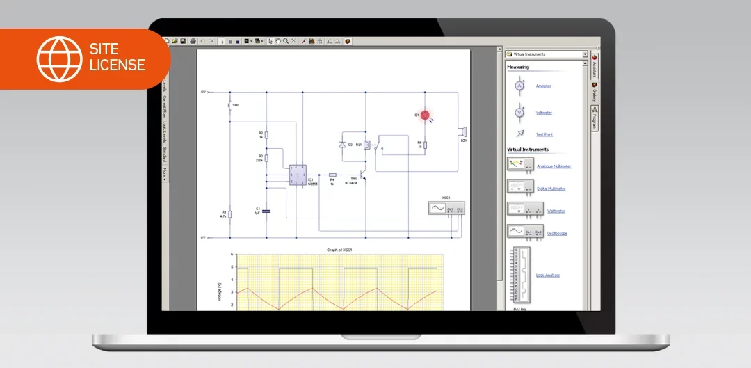 Electronic Circuits Design and Simulation Software Site License
