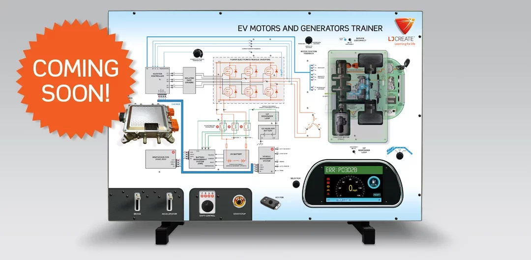 EV Motors and Generators Panel Trainer